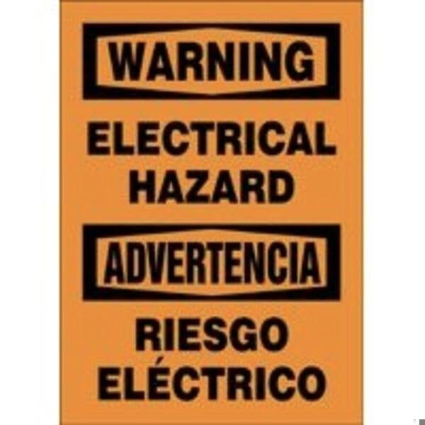 Accuform BILINGUAL OSHA Safety Sign ELECTRICAL SBMELC330XL - main